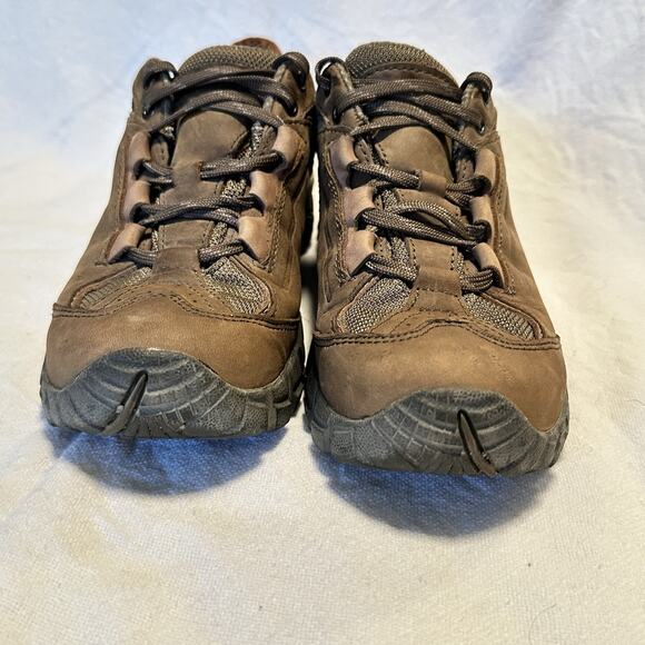 Vasque 7071 Hiking Shoe Women’s 7.5 M Brown‎ Suede Vibram Sole No Insoles - Picture 4 of 8